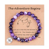 Graduation Gift for Her 2022, High School College Graduation Gift for Best Friends Girls Daughter HA005-Grad-Compass-Purple