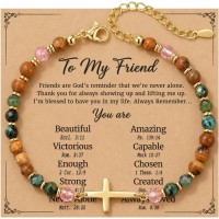 Best Friend Friendship Gifts for Women, Inspirational Christian Bracelet