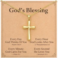 HGDEER God's Blessing Necklace Gift for Girls, Inspirational Christian Religious Jewelry Gifts for Tween Teen Girls