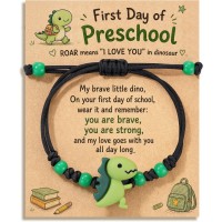 HGDEER You're a Dino-Mite Kid, Dinosaur Bracelet School Gifts for Boys