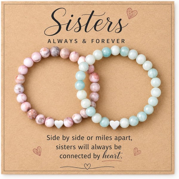 HGDEER Sisters Gifts from Sister Bracelet Gift for Birthday Christmas HGDEER Sisters Gifts from Sister Bracelet Gift for Birthday Christmas