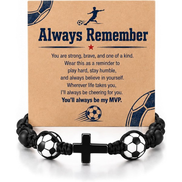 Soccer Gifts for Boys 8-12, Soccer Bracelet Accessories Stuff for Teen Boy Soccer Gifts for Boys 8-12, Soccer Bracelet Accessories Stuff for Teen Boy