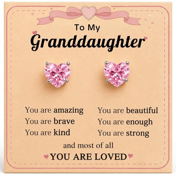 You Are Loved Hypoallergenic Heart Stud Earrings Gifts for Girls You Are Loved Hypoallergenic Heart Stud Earrings Gifts for Girls