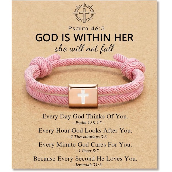 She Is a Child of God, Cross Bracelet Baptism Gifts for Girls She Is a Child of God, Cross Bracelet Baptism Gifts for Girls