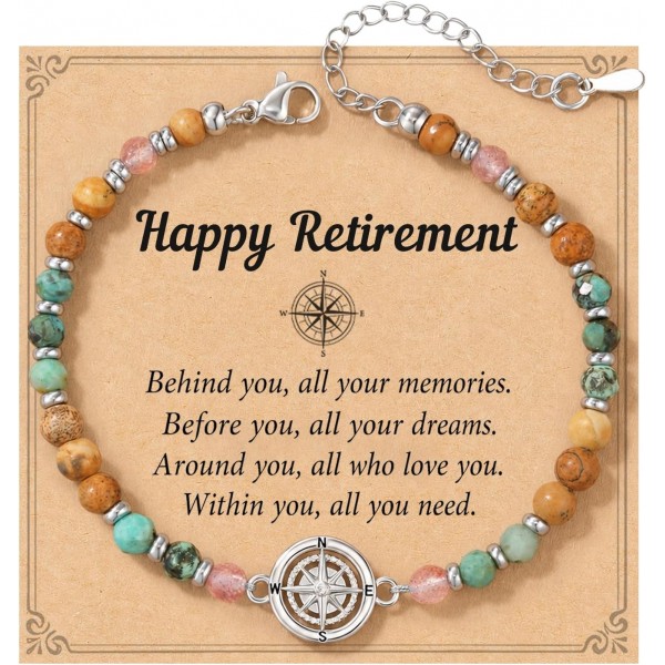 Compass Bracelet for Women, Retirement You Will Be Missed Travel Gifts Compass Bracelet for Women, Retirement You Will Be Missed Travel Gifts